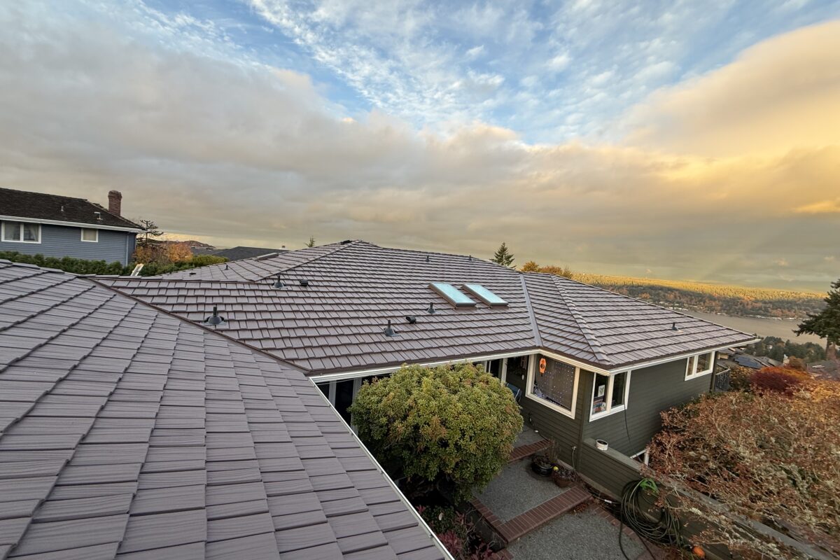 Architectural Aluminum Shake Roof