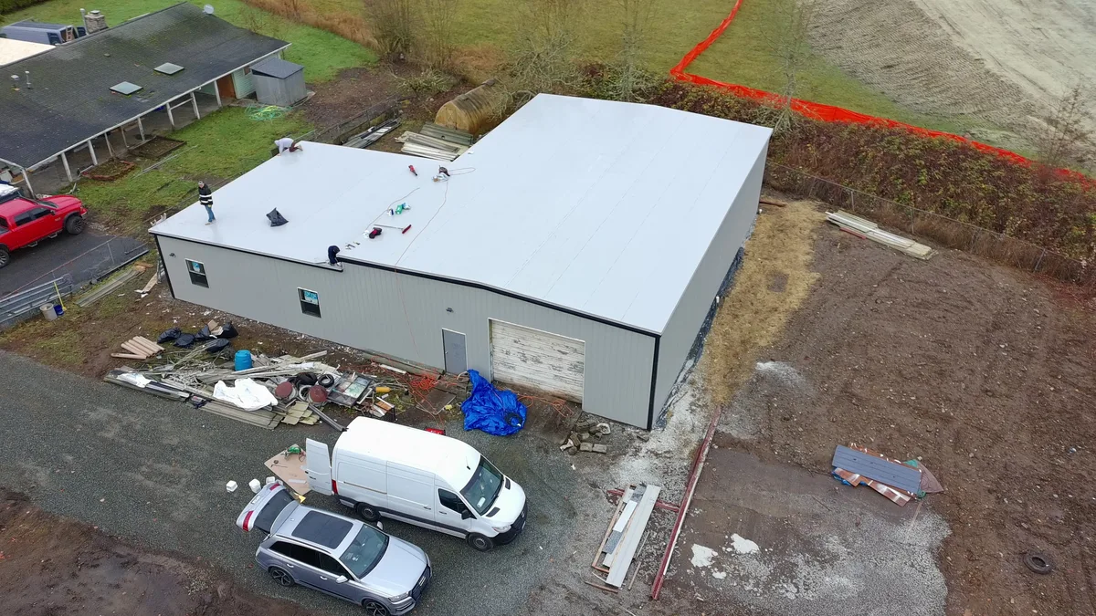 Commercial Flat Roofing Project